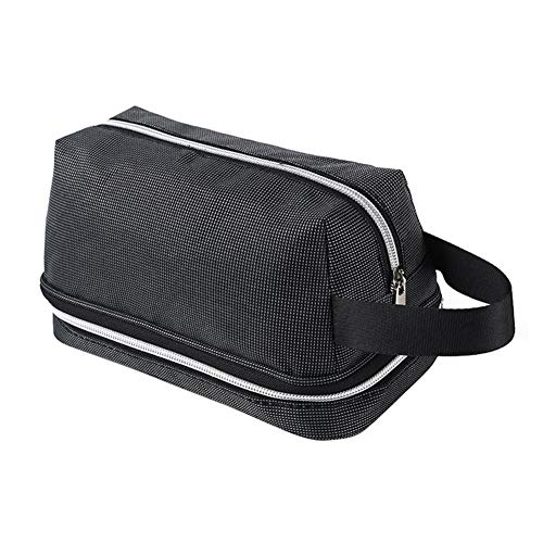 Kulturbeutel Kosmetiktasche Toiletry Tasche Frauen Reisetaschen Trousse De Toilette Homme Machen Up Taschen Für Frauen Herren Toiletry Reise Tasche Black,One Size von Shulishishop