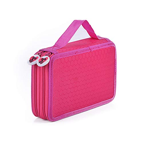 Shulishishop etui stifte stifterolle Kunstfall Bleistiftbeutel für Mädchen Federmäppchen aufrollen Stiftaufbewahrung Bleistiftrolle Künstler Federmäppchen Rose von Shulishishop