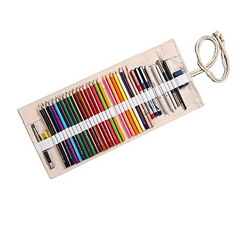 Shulishishop stiftemappe stifterolle Federmäppchen aufrollen Bleistiftverpackung Federmäppchen Mädchen Bleistiftbeutel 24 von Shulishishop