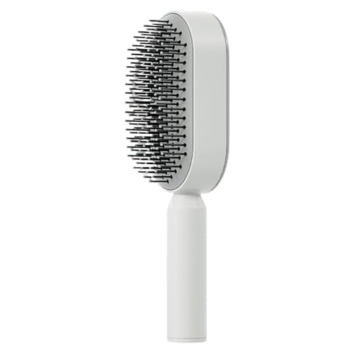 Shunfaji Self-Cleaning Hair Brush With Anti-Pull 3D Air Cushion Massage Detangling Brush For Women Men Kids - One Click Cleaning Technology Gentle On Scalp Shunfaji Self-Cleaning Hair Brush With Anti-Pull 3D Air Cushion Massage Detangling Brush For Women Men Kids - One Click Cleaning Technology Gentle On Scalp von Shunfaji