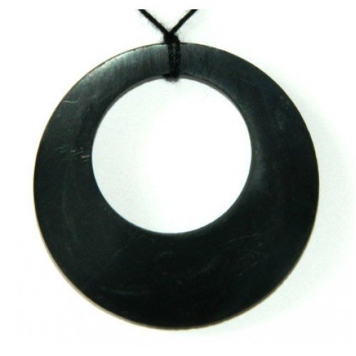 Schungit Stein Anhänger Double Circle von Shungite UK