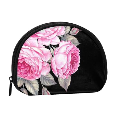 Mini-Tasche mit rosa Blumen und Muscheln, für Damen, Mädchen, Kinder, Rosa Blumen, Einheitsgröße von Shunieg