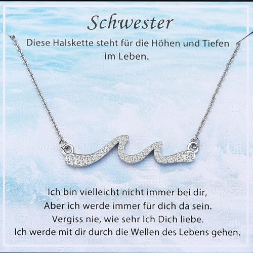 Shuxin Schwester Geschenke, Die Wellen des Lebens, die wir zusammen durchgemacht haben, große & kleine Schwester Geschenk, für Geburtstag Weihnachten Muttertag Shuxin Schwester Geschenke, Die Wellen des Lebens, die wir zusammen durchgemacht haben, große & kleine Schwester Geschenk, für Geburtstag Weihnachten Muttertag von Shuxin