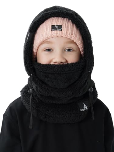 Shy Velvet Kinder Sturmhaube Winter, Warmen Skimaske Schalmütze für Jungen, Mädchen Fleece Balaclava, Multifunktional Gesichtsmaske, Winddicht Sturmmaske, Einheitsgröße von Shy Velvet