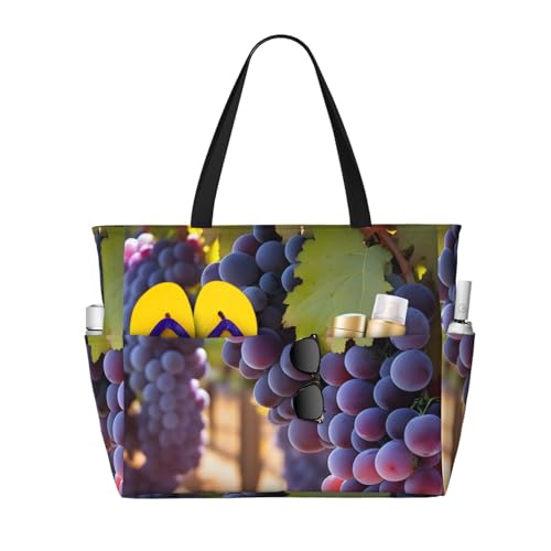 ShyHhts Desert Grapes Strand-Reisetasche mit großem Fassungsvermögen, Damen-Handtasche ist wasserdicht und sanddicht, geeignet für Reisen, Strandurlaub usw. ShyHhts Desert Grapes Strand-Reisetasche mit großem Fassungsvermögen, Damen-Handtasche ist wasserdicht und sanddicht, geeignet für Reisen, Strandurlaub usw. von ShyHhts