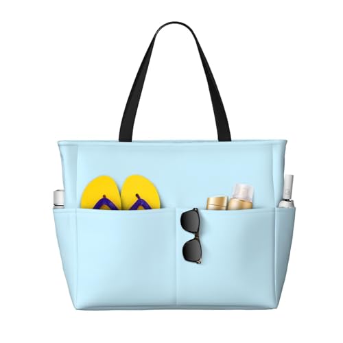 ShyHhts Einfarbige kleine frische Strand-Reisetasche, Damen-Handtasche ist wasserdicht und sanddicht, geeignet für Reisen, Strandurlaub usw. ShyHhts Einfarbige kleine frische Strand-Reisetasche, Damen-Handtasche ist wasserdicht und sanddicht, geeignet für Reisen, Strandurlaub usw. von ShyHhts
