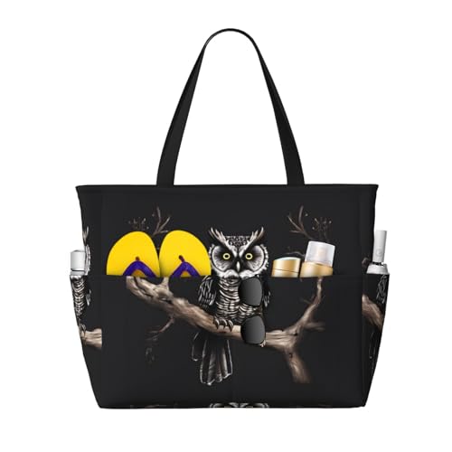 ShyHhts Late Night Owl große Kapazität Strand-Reisetasche, Damen-Handtasche ist wasserdicht und sanddicht, geeignet für Reisen, Strandurlaub usw. ShyHhts Late Night Owl große Kapazität Strand-Reisetasche, Damen-Handtasche ist wasserdicht und sanddicht, geeignet für Reisen, Strandurlaub usw. von ShyHhts