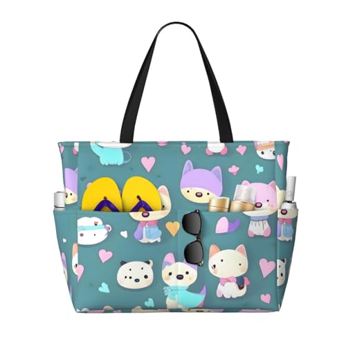 ShyHhts Niedliche kleine Fuchs-Strand-Reisetasche, Damen-Handtasche ist wasserdicht und sanddicht, geeignet für Reisen, Strandurlaub usw. ShyHhts Niedliche kleine Fuchs-Strand-Reisetasche, Damen-Handtasche ist wasserdicht und sanddicht, geeignet für Reisen, Strandurlaub usw. von ShyHhts