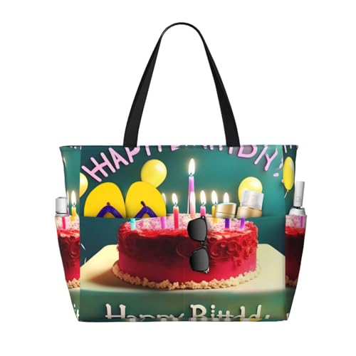 ShyHhts Schöne Strand-Reisetasche mit großer Kapazität, Damen-Handtasche ist wasserdicht und sanddicht, geeignet für Reisen, Strandurlaub usw. ShyHhts Schöne Strand-Reisetasche mit großer Kapazität, Damen-Handtasche ist wasserdicht und sanddicht, geeignet für Reisen, Strandurlaub usw. von ShyHhts