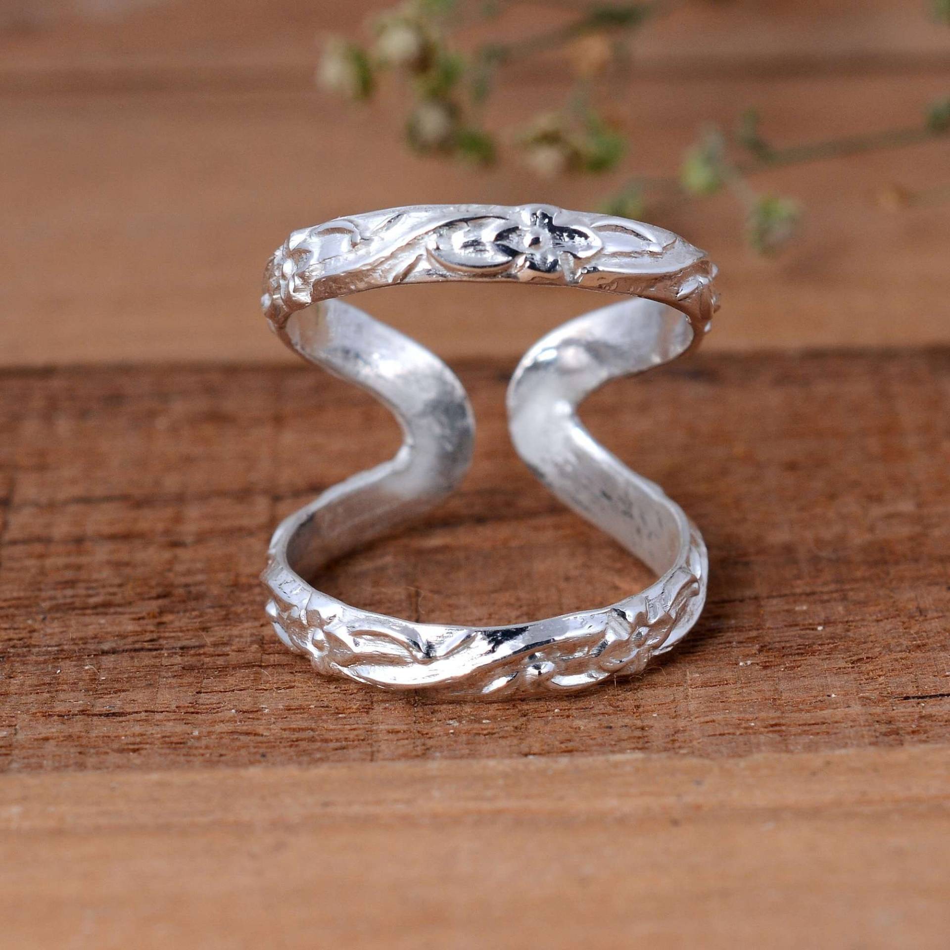 925 Sterling Silber Ring, Arthritis-Ring, Handgefertigter Designer-Daumenring, Splint-Knöchel-Ring, Verstellbare Ringe Für Frauen, Statement von Shyamjewelrs