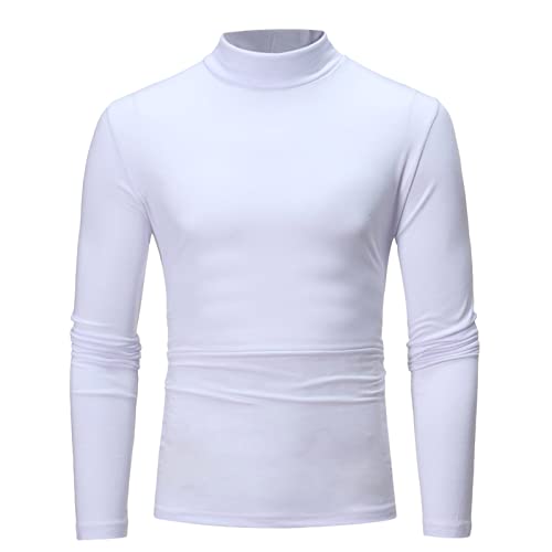 Black Friday 2024 Angebote Rollkragenpullover Herren Winter Basic Pullover Freizeit Slim fit Rollkragenshirt Warm Elastisch Turtleneck Winterpullover Herrenpullover Sweater Sweatshirts Thermoshirt von Shznruwy