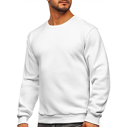 Sport Pullover Herren Basic Sweatshirt ohne Kapuze Warmer Winter Sweater Thermo Freizeit Pulli Arbeitspullover Outdoor Longsleeve Business Langarmshirt Shirt Sweatpullover Winterpullover Sportshirt Sport Pullover Herren Basic Sweatshirt ohne Kapuze Warmer Winter Sweater Thermo Freizeit Pulli Arbeitspullover Outdoor Longsleeve Business Langarmshirt Shirt Sweatpullover Winterpullover Sportshirt von Shznruwy