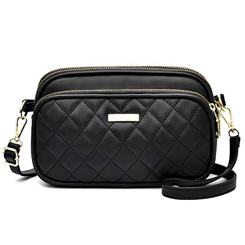 SiMYEER Schultertaschen Damen Elegant Klein Handtaschen Damen Handtaschen Schwarz von SiMYEER