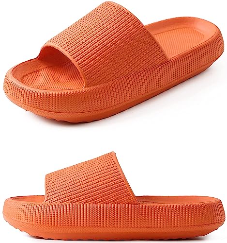 Pummy Original, Pummy Slippers Original, Women's Pummy Slippers, Cozislides Original Cloud Shoes Soft Non-Slip (Orange, adult, numeric_38, numeric_range, eu_footwear_size_system, numeric_39, wide) von SiQiYu