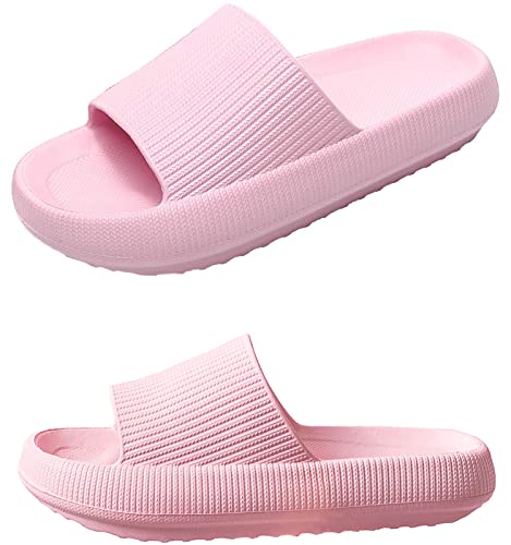 Pummy Original, Pummy Slippers Original, Women's Pummy Slippers, Cozislides Original Cloud Shoes Soft Non-Slip (Pink, adult, numeric_38, numeric_range, eu_footwear_size_system, numeric_39, wide) von SiQiYu