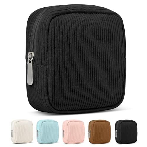 SiSiMu Kleine Make-up-Tasche für Geldbörse, Cord-Make-up-Tasche mit Innentasche, Reißverschlusstasche für wichtige Gegenstände, Schmuck und Kabel, perfekt für Geschenke und den täglichen Gebrauch SiSiMu Kleine Make-up-Tasche für Geldbörse, Cord-Make-up-Tasche mit Innentasche, Reißverschlusstasche für wichtige Gegenstände, Schmuck und Kabel, perfekt für Geschenke und den täglichen Gebrauch von SiSiMu