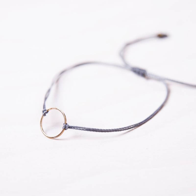 Graues Und Goldenes Marilou-Armband, Liebevoll Hergestellt in Montreal von SiSimple