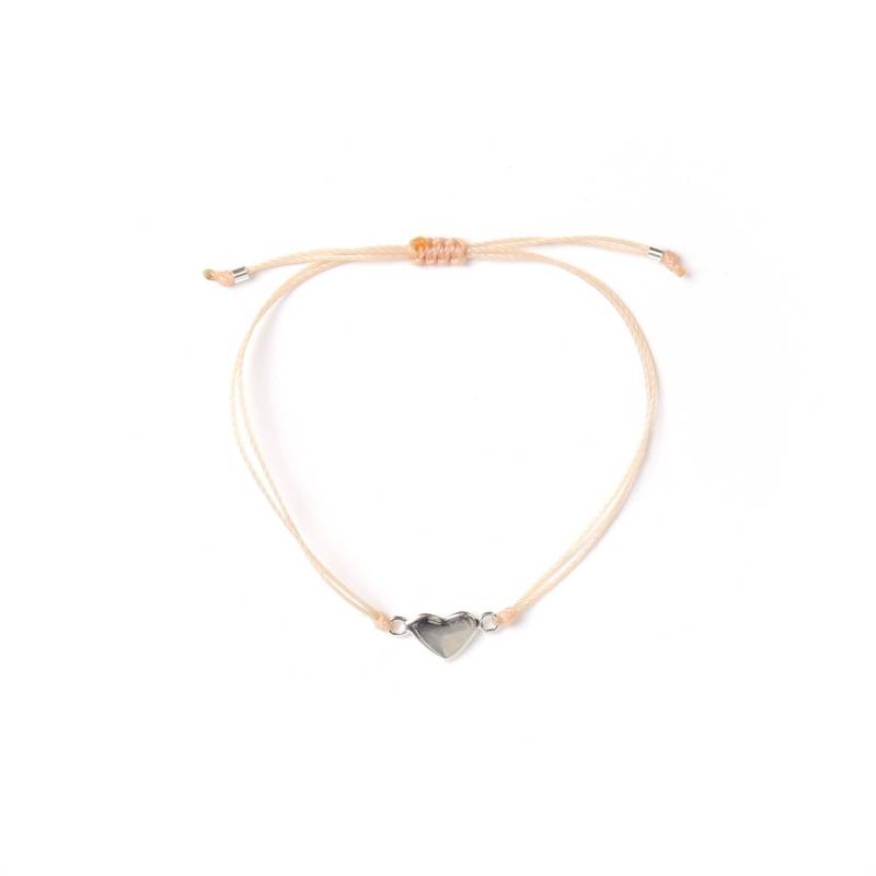 Herzarmband, Echtes Silberherz, Mit Liebe in Montreal Hergestellt von SiSimple