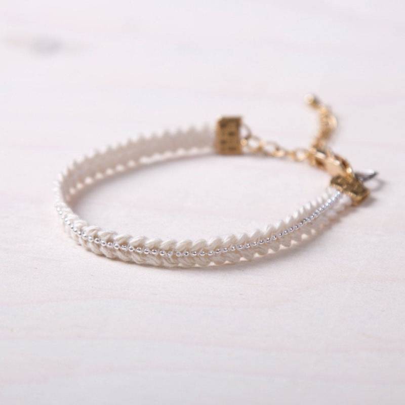 Kettenarmband Auf Verziertem Band Made in Montreal von SiSimple