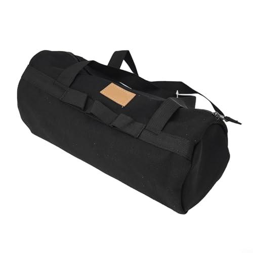 Sisinkal Zelthering-Tasche aus Segeltuch, Camping-Boden, Nagel-Organizer mit Griff, doppellagiges Design, atmungsaktives Material für Outdoor, Wandern, Rucksackreisen, Armeegrün, 35 x 15 x 15 cm von SiSinkal