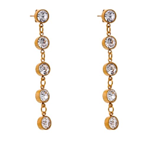 Earrings Stud Earrings Women Jewellery Jewelry Light Colorful Long Drop Dangle Earrings For Women Daily Yh1960Ag-White von SiVaji