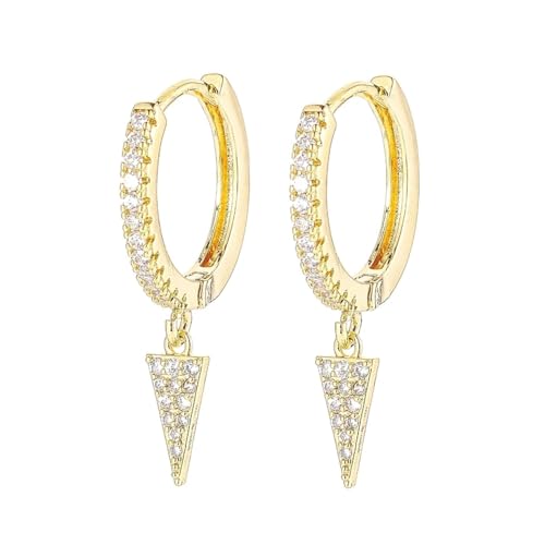 Ohrringe Ohrstecker Damen Schmuck Earrings Creolen Ohrringe Einfache Kleine Hängende Ohrhänger Für Frauen Mädchen Gold von SiVaji