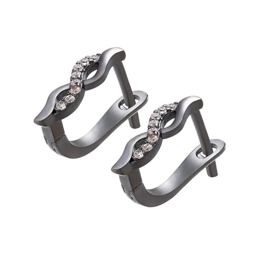 Ohrringe Ohrstecker Damen Schmuck Earrings Frauen Ohrstecker Hochzeit Ohrringe Accessoires Ohrringe Schwarz von SiVaji