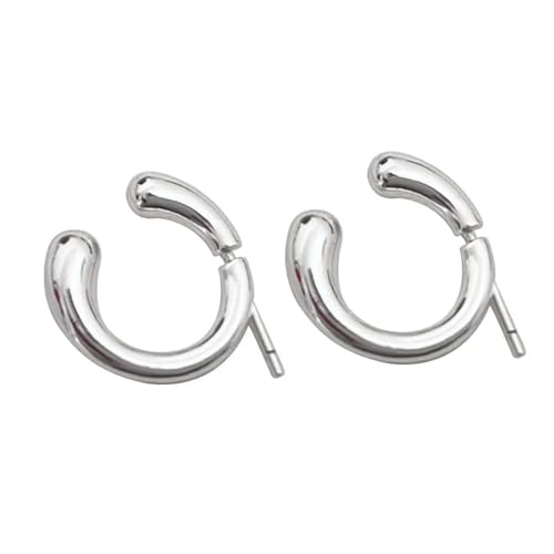 Ohrringe Ohrstecker Damen Schmuck Earrings Geometrie-Halbkreis-Ohrring Für Frauen Mädchen von SiVaji