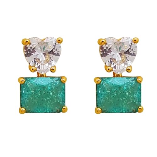 Ohrringe Ohrstecker Damen Schmuck Earrings Herzohrringe Für Frauen Hochzeitsfeier Accessoires von SiVaji