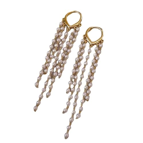 Ohrringe Ohrstecker Damen Schmuck Earrings Lange Quaste Ohrring Für Frauen Creolen Party von SiVaji