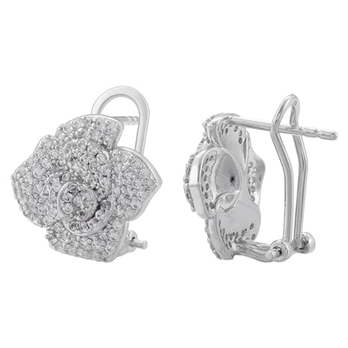 Ohrringe Ohrstecker Damen Schmuck Earrings Ohrstecker Für Frauen Creolen Wassertropfen Mädchen Tropfen Ohrringe Silberweiß von SiVaji