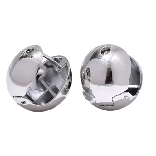 Ohrringe Ohrstecker Damen Schmuck Earrings Runde Hohle Creolen Hochzeit Yh2804Aplatinum von SiVaji