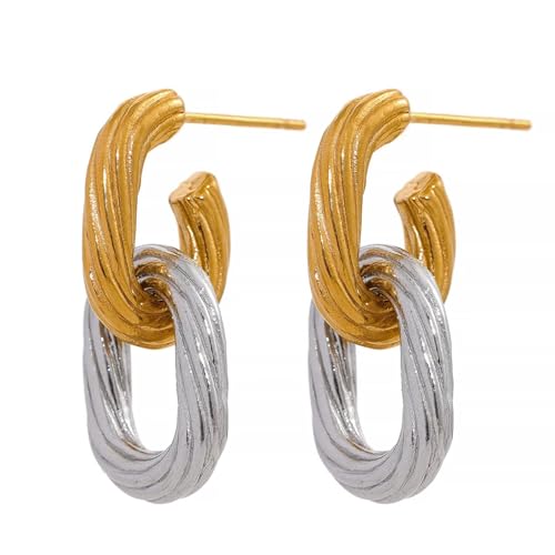 Ohrringe Ohrstecker Damen Schmuck Earrings Strukturierte Ohrhänger Für Damen Hochzeit Yh1884A von SiVaji