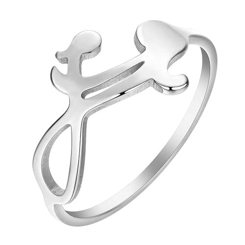 Ring Ringe Damen Bijouterie Herren Infinity Fingerring Für Frauen Männer Silber von SiVaji