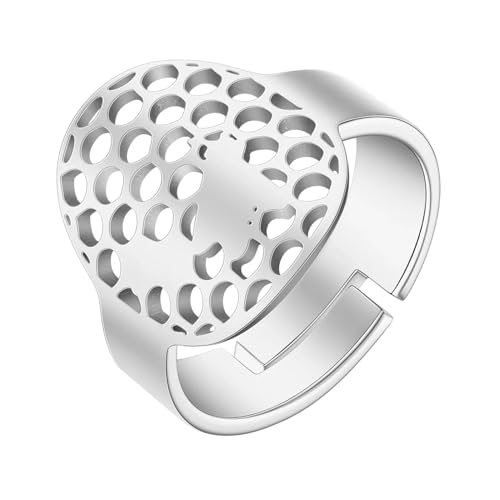 Ring Ringe Damen Bijouterie Herren Kreative Biene Verstellbare Ringe Für Frauen Männer Geometrische Verlobung 7 Silber von SiVaji