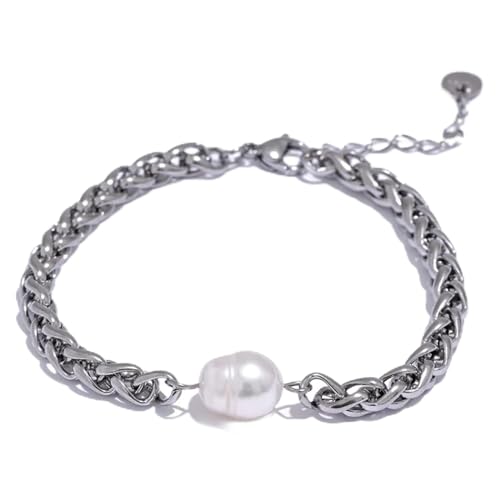 SiVaji Armband Armreif Schmuck Herren Frauen Bracelets Bracelet Jewellery Natürliche Perlenkette Armband Armreif Für Frauen Femme Yh1926Aplatinum von SiVaji