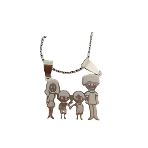 SiVaji Halskette Ketten Schmuck Herren Frauen Anhänger Necklace Familienanhänger Hochzeit Frauen Halskette Accessoires von SiVaji