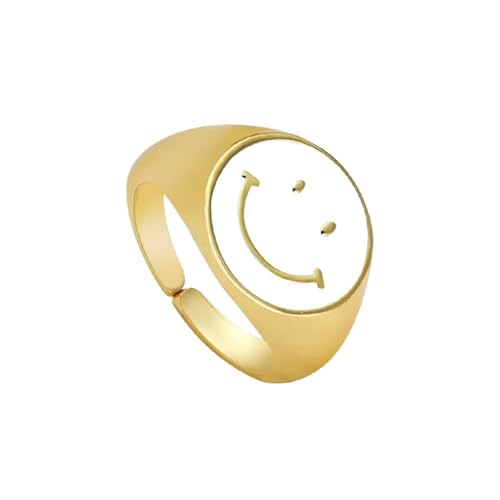 SiVaji Ring Ringe Damen Bijouterie Herren Klarer Öffnungsring Für Frauen Mehrfarbiges Eternity-Fingerband Verstellbarer Ring Größenveränderbar R445-2 von SiVaji