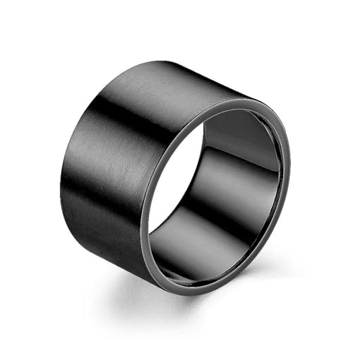 SiVaji Ring Ringe Damen Bijouterie Herren Klassischer 12Mm Großer Breiter Ring Für Herren Ring 6 Blackcolor SiVaji Ring Ringe Damen Bijouterie Herren Klassischer 12Mm Großer Breiter Ring Für Herren Ring 6 Blackcolor von SiVaji