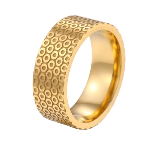 SiVaji Ring Ringe Damen Bijouterie Herren Vintage Bohemian Ringe Für Frauen Männer Hochzeit Verlobung 9 Zoll Gold von SiVaji