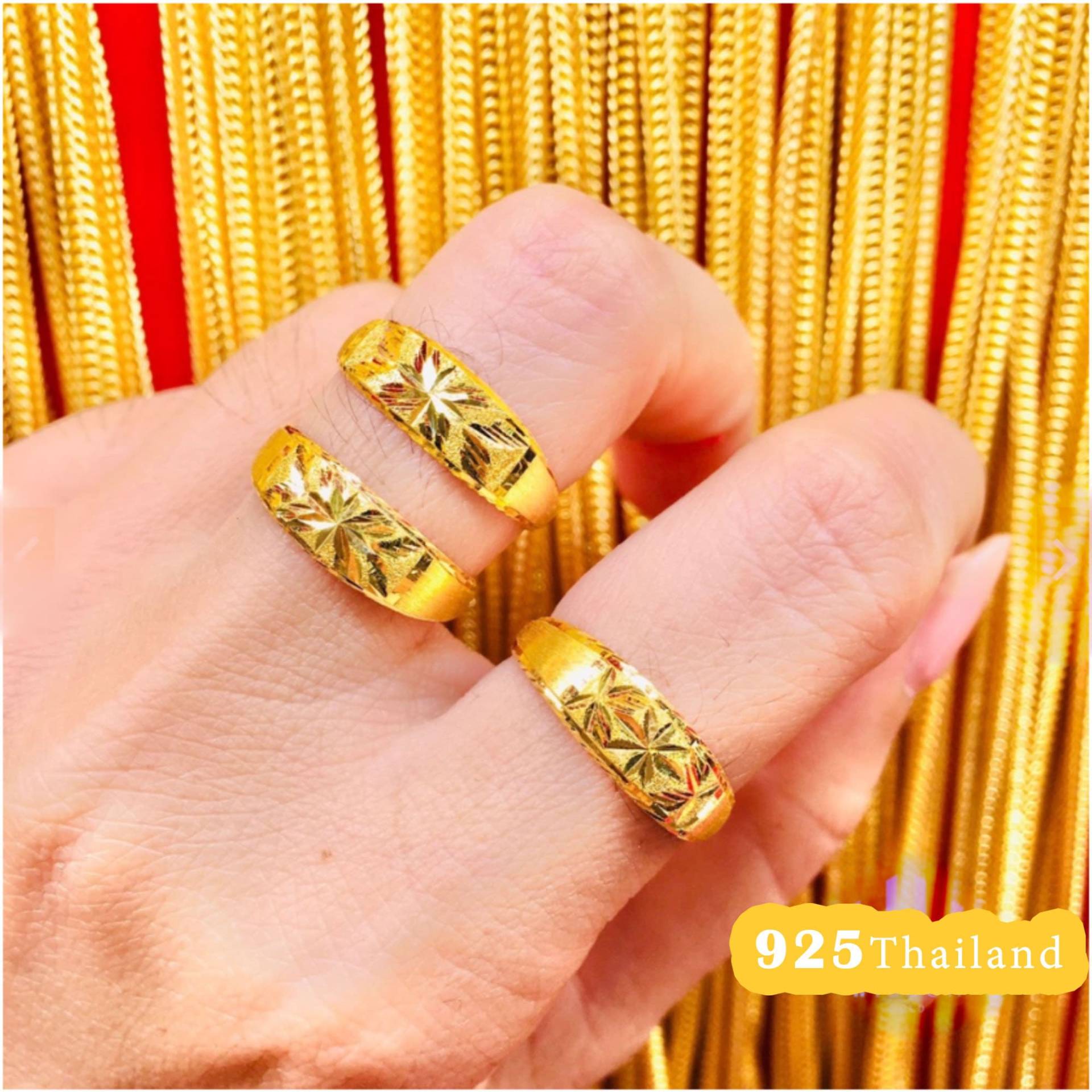 Handgemachter Herz-Goldring, Frauen-Fisch-Goldring, Solides Gold, Premium-Ring 24K Ring, Golddelfinring Gelber Ring Geburtstags-Goldring von SiamSkyline