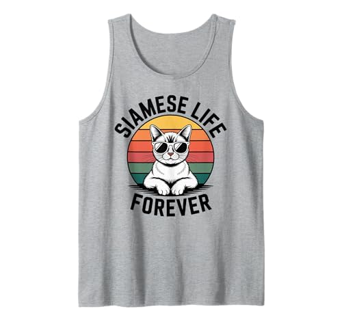 Siamesisches Leben Katze Männer Frauen Kinder Geschenk Tank Top Siamesisches Leben Katze Männer Frauen Kinder Geschenk Tank Top von Siamese Life Forever