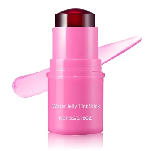 Cooling Water Jelly Tint Lip + Cheek Blush Stain, Cooling Water Jelly Tint, Water Jelly Tint Stick,Sheer Lip & Cheek Stain, Long Lasting Jelly Texture Moisturising, Non-Stick (04#, one size) von Siapodan