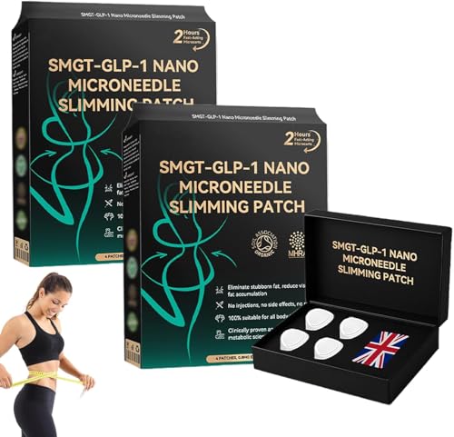 FATONG Smgt-Glp-1 Nano Microneedle Patch, Nano Microneedle Patch, Smgt-Glp-1 𝐍𝐚𝐧𝐨 𝐌𝐢𝐜𝐫𝐨𝐧𝐞𝐞𝐝𝐥𝐞 𝐏𝐚𝐭𝐜𝐡, SMGT-GLP-1 Long-lasting Microneedle patches (2box) von Siapodan