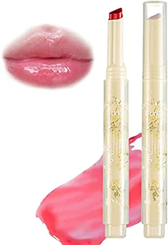 Flortte Jelly Lipstick, Florette Jelly Lipstick, Long Lasting Moisture Rich Lip Balm, Waterproof of Moisturizing Long Lasting Non-sticky Mirror Lip Gloss (1#) von Siapodan