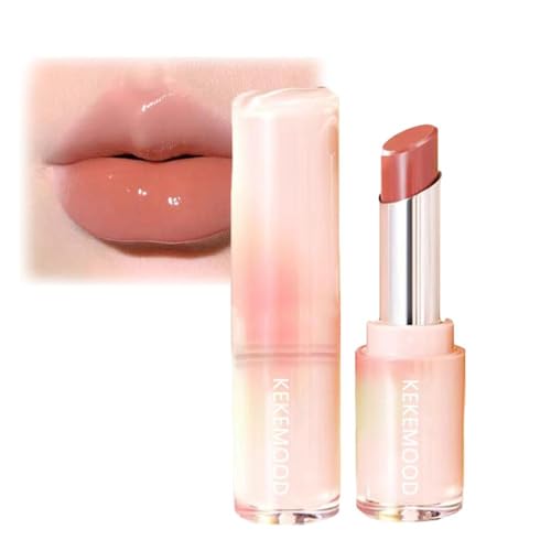 Kekemood Lip-Pop Juicy Lipstick, Kekemood Glass Water Lifter Gloss, Kekemood Long-Lasting Lip Balm and Lip Stain, Hydrating Natural Lip Balm with Moisture Essence (#01) von Siapodan