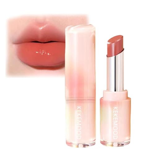 Kekemood Lip-Pop Juicy Lipstick, Kekemood Glass Water Lifter Gloss, Kekemood Long-Lasting Lip Balm and Lip Stain, Hydrating Natural Lip Balm with Moisture Essence (#03) von Siapodan