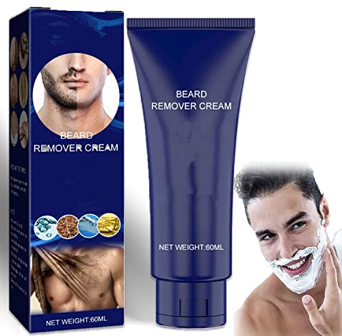 Men Permanent Hair Beard Removal Cream Depilatory Paste Face, Hair Removal Spray Foam for Men Hair Removal Cream, Natural Soft Painless Beard Remover Cream, for All Parts of Body (1pcs) von Siapodan