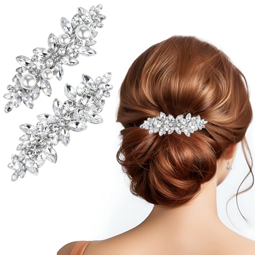 Sibba 2 Stück Strass Haarspange Silber Haarschmuck Funkelnde Kristall Haarspangen Clips Braut Hochzeit Haarnadeln mit Strasssteinen Glitzer Rhinestone Haarclips Kopfstücke Schmuck Mädchen Frauen Sibba 2 Stück Strass Haarspange Silber Haarschmuck Funkelnde Kristall Haarspangen Clips Braut Hochzeit Haarnadeln mit Strasssteinen Glitzer Rhinestone Haarclips Kopfstücke Schmuck Mädchen Frauen von Sibba