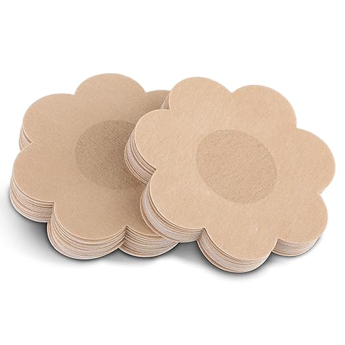 Sibba 40 PCS Nipple Cover Damen Nippelabdeckung Unsichtbare Nipple Abdeckungen Sticker Selbstklebend Nippelpads Brust Aufkleber Brustabdeckung BH Brustpasteten Nippelaufkleber für Frauen (7,5cm Blume) Sibba 40 PCS Nipple Cover Damen Nippelabdeckung Unsichtbare Nipple Abdeckungen Sticker Selbstklebend Nippelpads Brust Aufkleber Brustabdeckung BH Brustpasteten Nippelaufkleber für Frauen (7,5cm Blume) von Sibba